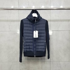 22FW 패딩레이어드 후드 니트집업