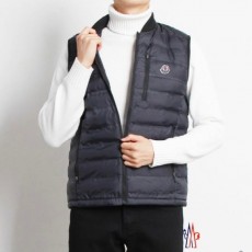 시보리 지퍼 경량 조끼패딩