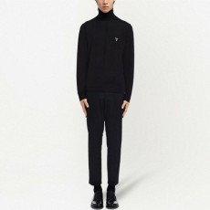 프** 밀라노 로고 터틀넥 니트