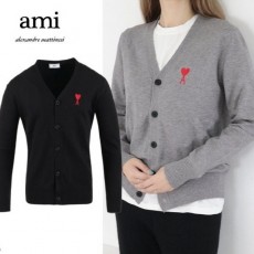 아* 여성 레드자수 울 니트 가디건(A)