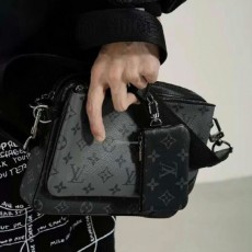 루* 트리오 메신저 모노그램 이클립스 리버스 그레이