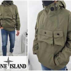 STONEISLAND 스톤아일랜드 가먼트 웨이블 지퍼 자켓
