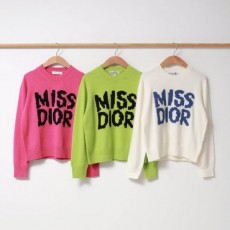 DIOR 디올 그래피티 모티브 에크루 캐시미어 니트