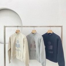 ISABEL MARANT 이자벨마랑 하이넥 글리터 기모 맨투맨