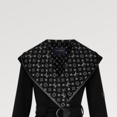 LOUIS VUITTON 루이비통 후드 랩 코트