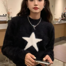 DIOR 디올 앙고라 스타 니트