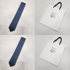 구* 23ss 시그니쳐 gg 패턴 실크 넥타이