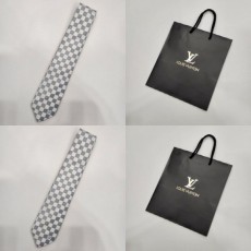 루* 23ss 다미에 패턴 실크 넥타이