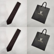 루* 23ss 다미에 패턴 실크 넥타이