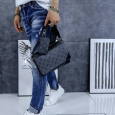 루* 트리오 메신저 모노그램 이클립스 리버스 그레이