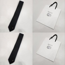 구* 23ss GG로고 삼선 실크 넥타이