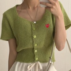 꼼* 데일리 퍼피 크롭 가디건