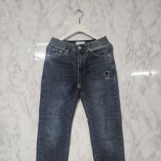 AMI 아미 핸드 워싱 데님 팬츠