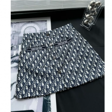 DIOR 디올 오블리크 자카드 스커트
