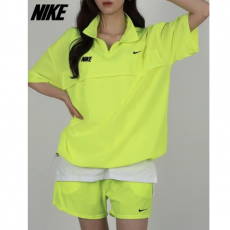NIKE 나이키 스포티 반집업아노락반바지세트