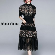 MIUMIU 미우미우 레이스블랙OPS