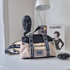 CHANEL 샤넬  워드마크 크로스 바디 쓰리웨이 백
