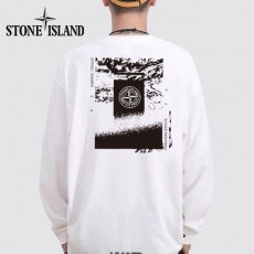 STONEISLAND 스톤아일랜드 백 빈티지 긴팔 티셔츠