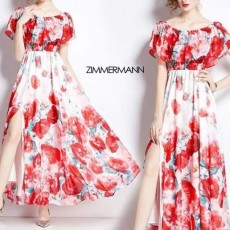 ZIMMERMANN 짐머만 레드플라워프릴롱OPS