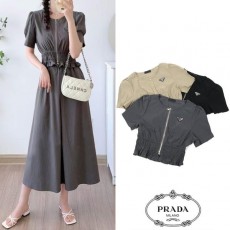 PRADA 프라다 트라이앵글 리나일론 스커트 셋업