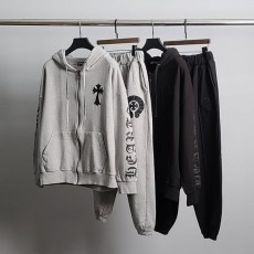 CHROME HEARTS 크롬하츠 레더말굽 집업 트레이닝 세트