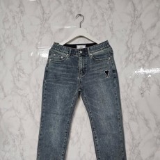 AMI 아미 핸드 워싱 데님 팬츠