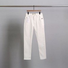 GUCCI 구찌 G스틸탭 화이트 청바지