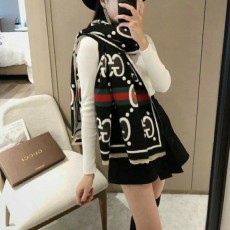 구* GG 자가드 캐시미어 머플러