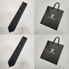 루* 23ss 다미에 패턴 실크 넥타이