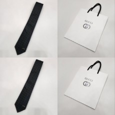 구* 23ss GG 실크 자카드 넥타이