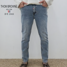 THOM BROWNE 톰브라운 슬림 일자 청바지