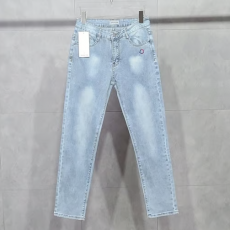 MONCLER 몽끌레어 포켓레터링 연청 청바지