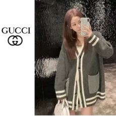 GUCCI 구찌 포켓배색 루즈와이가디건