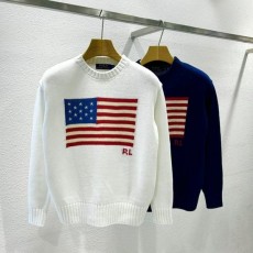 POLO 폴로 성조기 인타르시아 니트