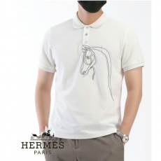 HERMES 에르메스 3D 말로고 자수 카라티