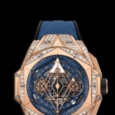 HUBLOT 위블로 상블루2 킹골드 블루 다이아