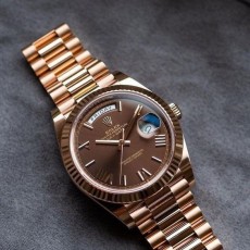 ROLEX 롤렉스 데이데이트 초코판(브라운) 로마