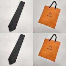 에*** 23ss H 바이컬러 실크 넥타이