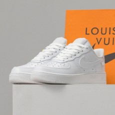 루* x 나** 수입고급 에어포스 1 로 바이 버질 아블로 화이트 (남여공용)