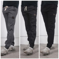 데님 스판 조거 팬츠