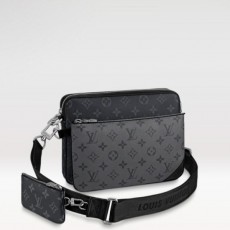 루* 2023 모노그램 트리오 메신져백