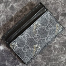 [38번] 구* GG수프림 타이거 프린트 카드지갑 블랙